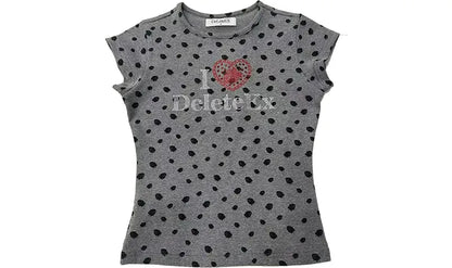 Fruit Print Fitted T-Shirt