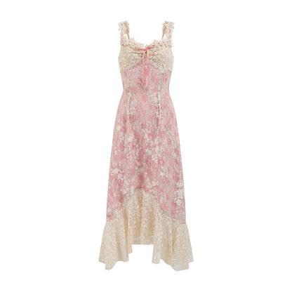 Floral Lace Fishtail Dress