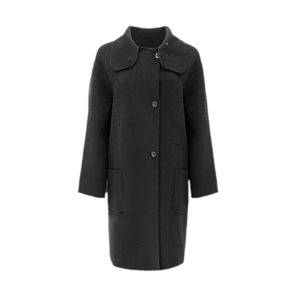 Double-Faced Cocoon Wool Coat
