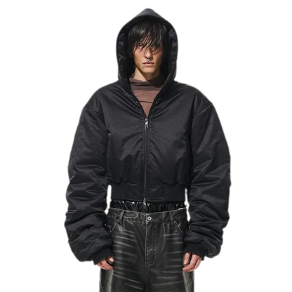 Embellished Hooded Cotton Jacket