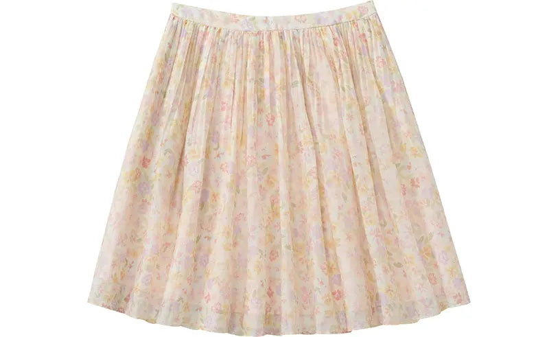 Floral A-Line Skirt