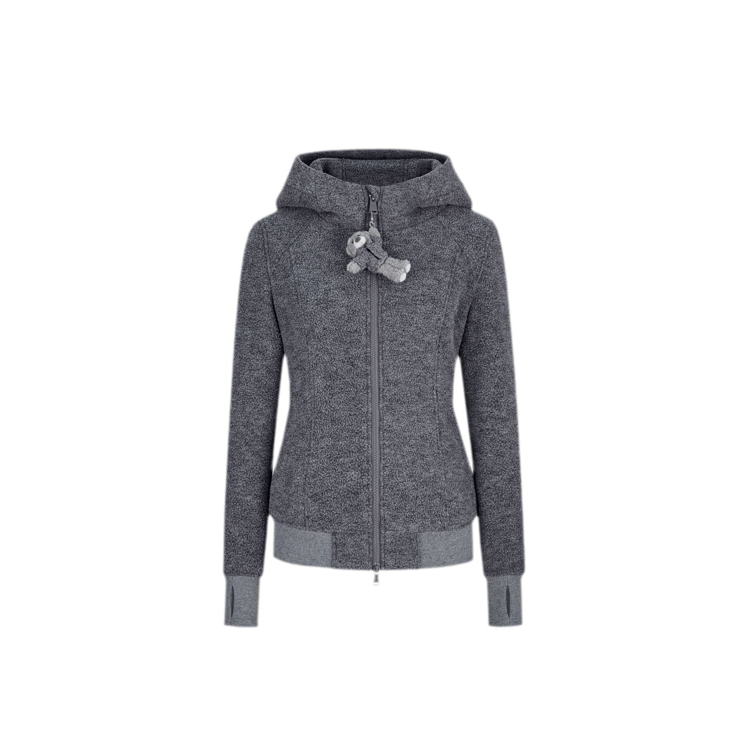 Soft Fleece Slim-Fit Hooded Jacket