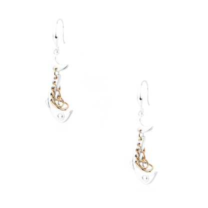 Vintage Fishbone Chain Earrings