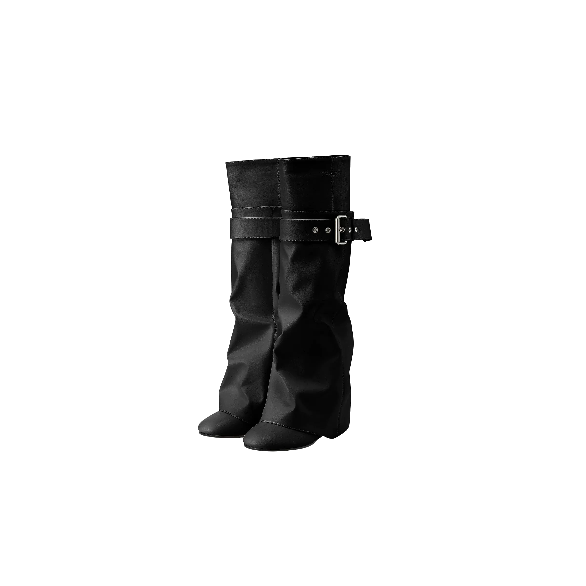 Low Heel 4cm Pants Tube Boots