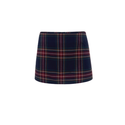 Plaid Skirt / S