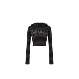 Black Gray Stripes / S