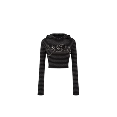 Black Gray Stripes / S