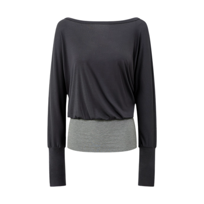 Lyocell Asymmetric Off-Shoulder Top
