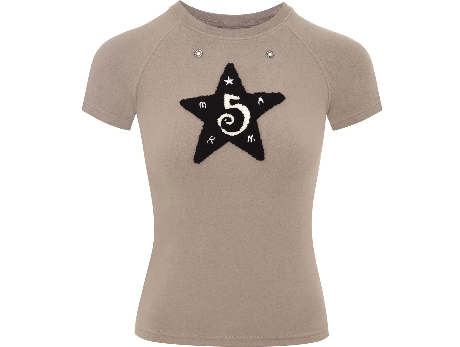 Star Applique Slim T-Shirt
