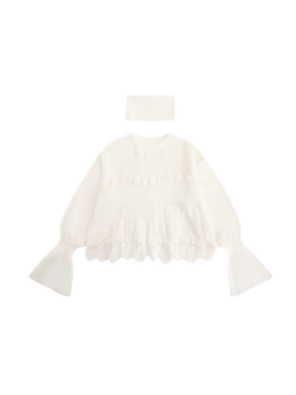 Mohair Lace Knit Set