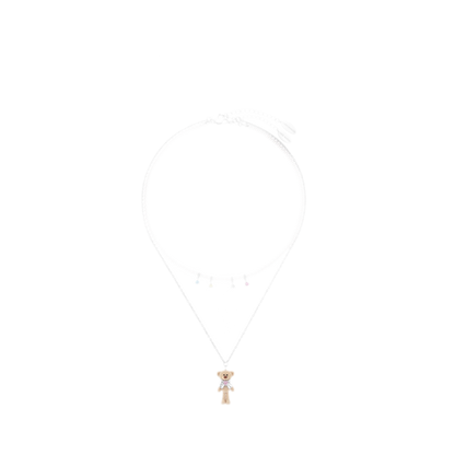 Bow Bear Necklace