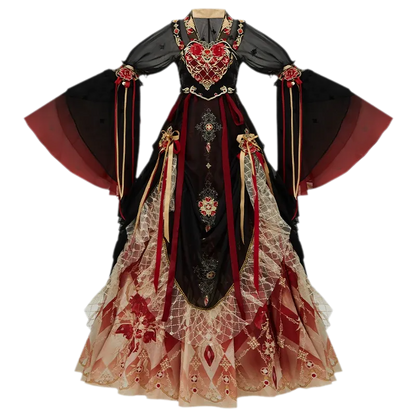 迪士尼红皇后-红桃权杖 Red Queen Scepter Embroidered Palace