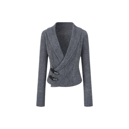 Wool Blend Shawl Cardigan