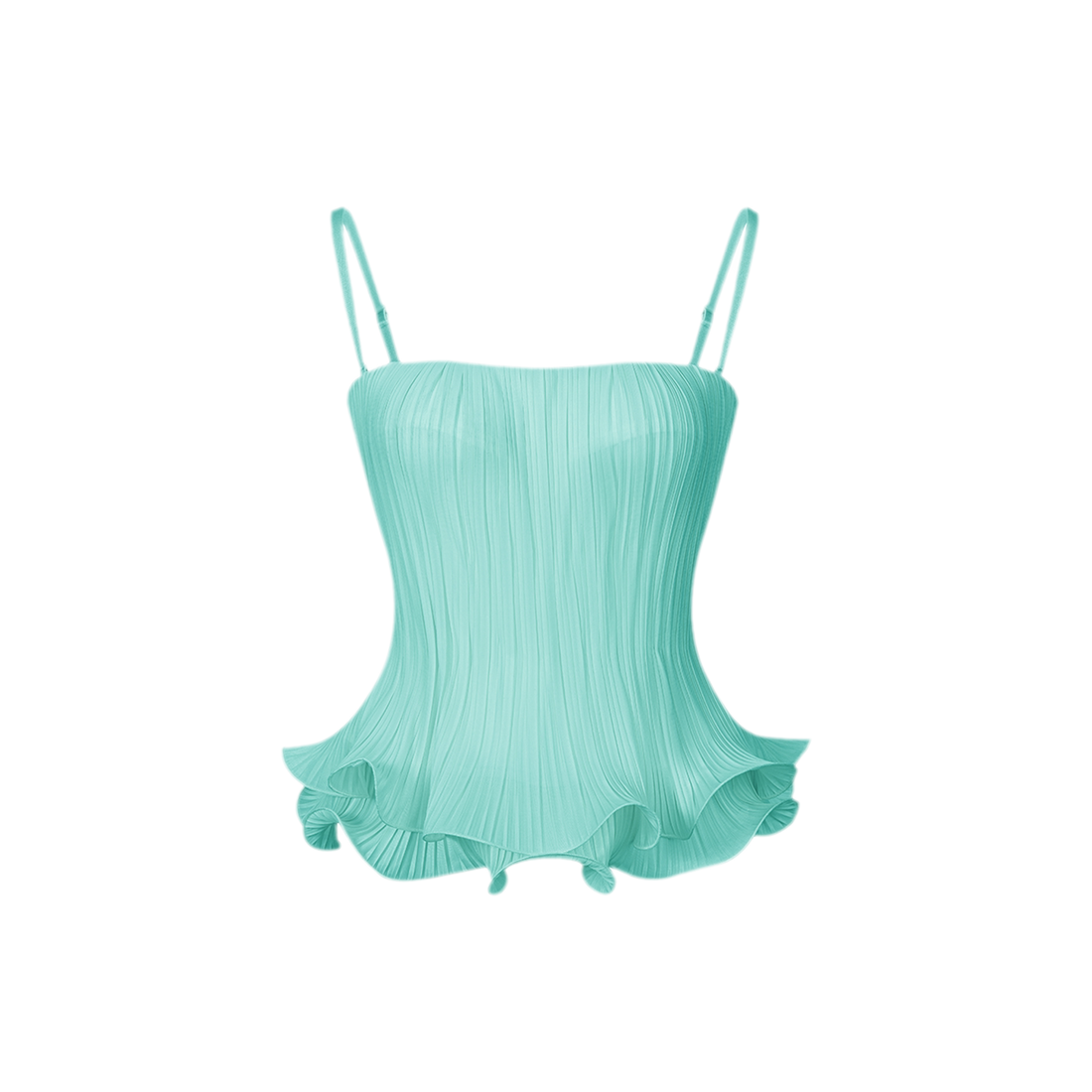 Pleated Structured Bandeau Corset Top