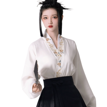 游龙踏雪 Brocade Mamian Skirt Set
