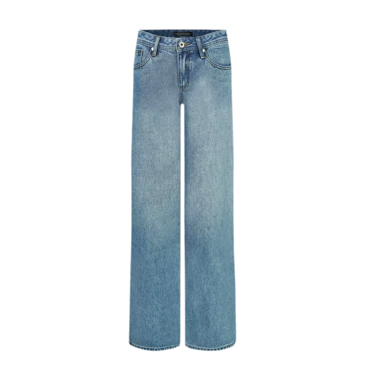 Low-Waist Sky Blue Jeans