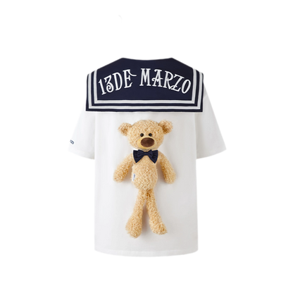Sailor Collar Teddy Top