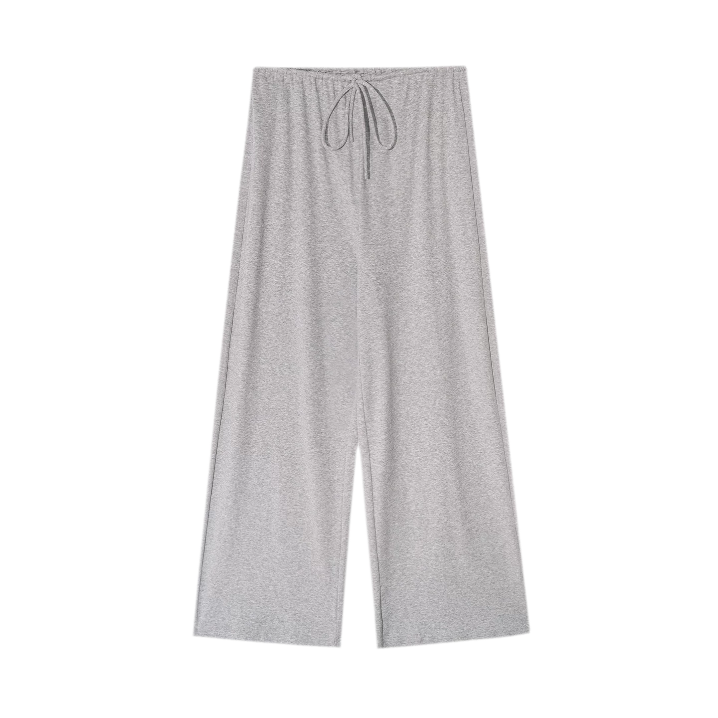Lyocell Elastic Waist Straight Pants
