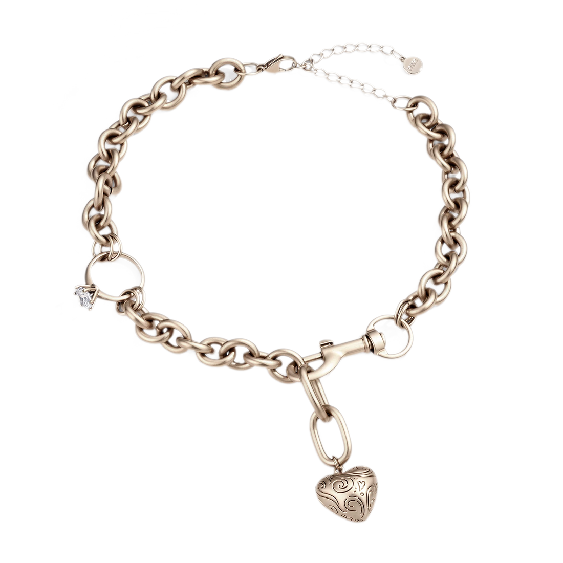 Vintage Heart Ring Pendant