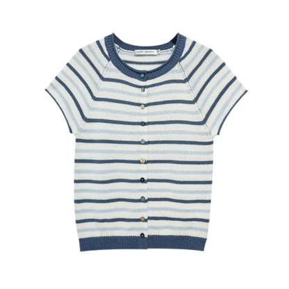 Striped Knit Cardigan
