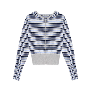 Sọc xanh dương (Cardigan) / S