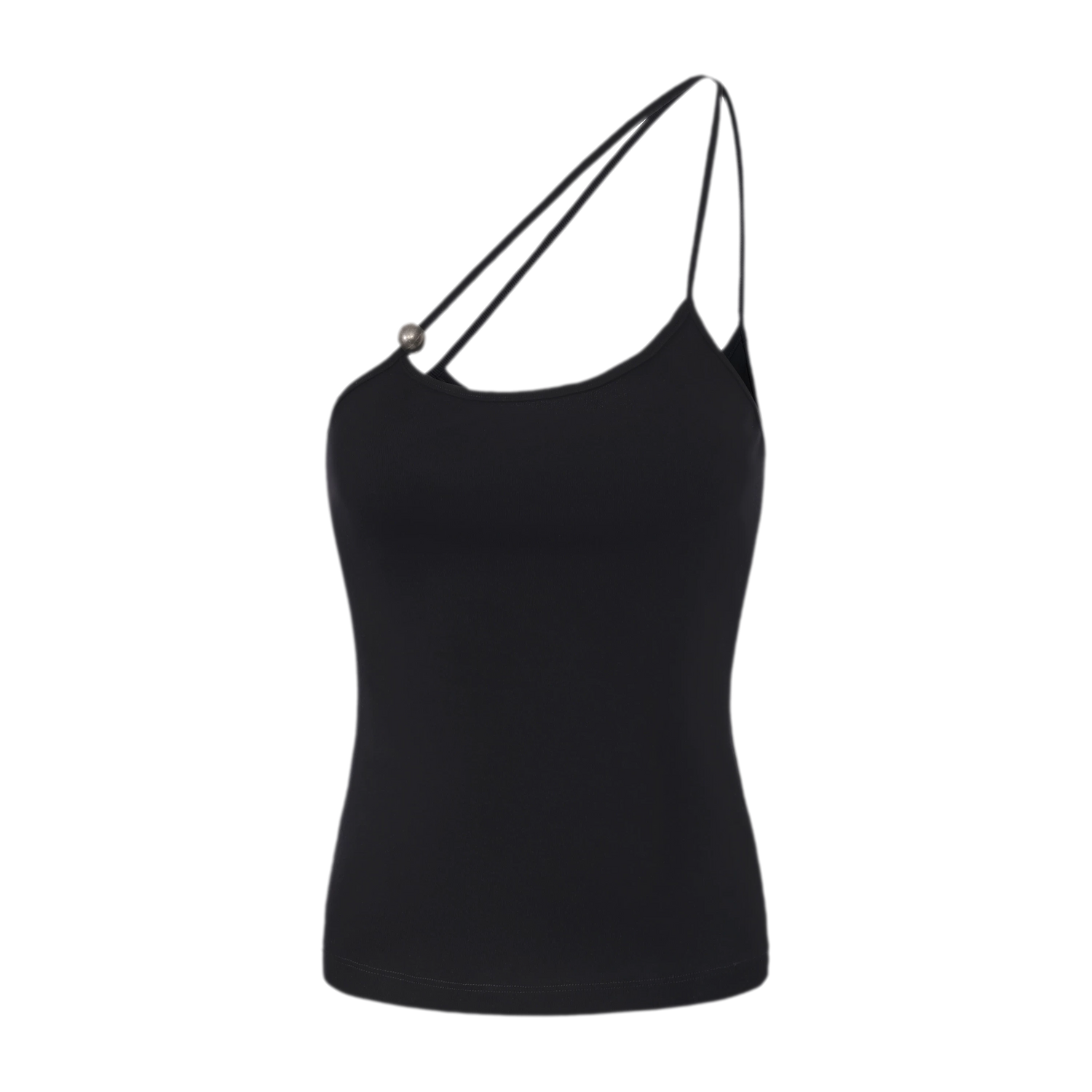 Strap Asymmetric Knit Cami