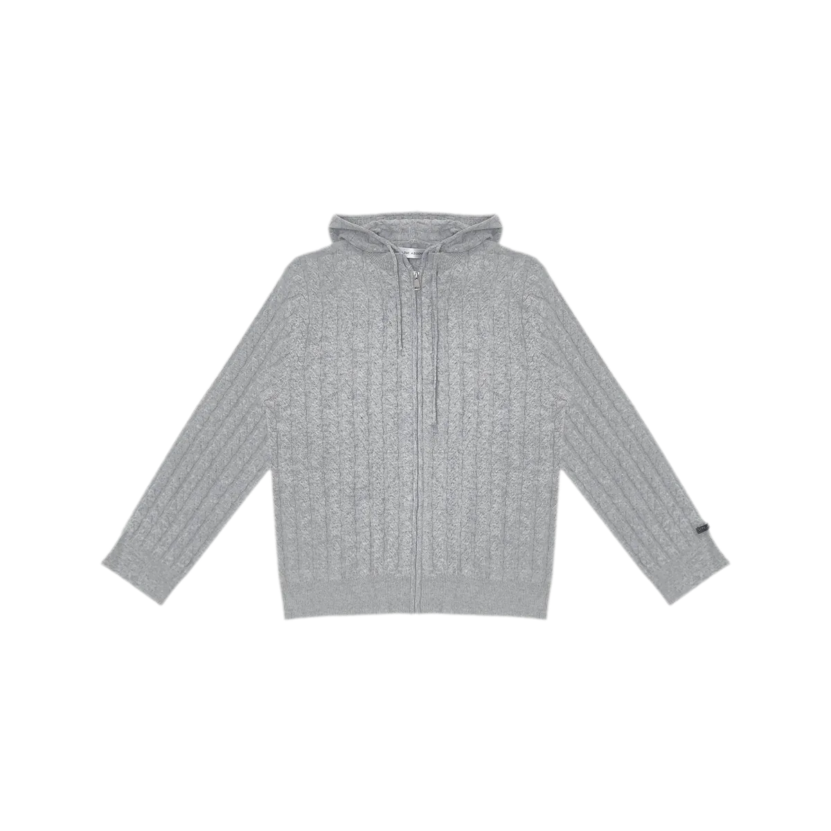 Wool-Blend Cable-Knit Hooded Set