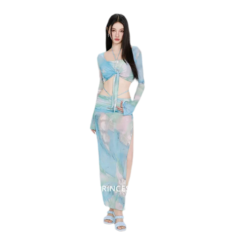 Four-Piece Ruched Bikini Set