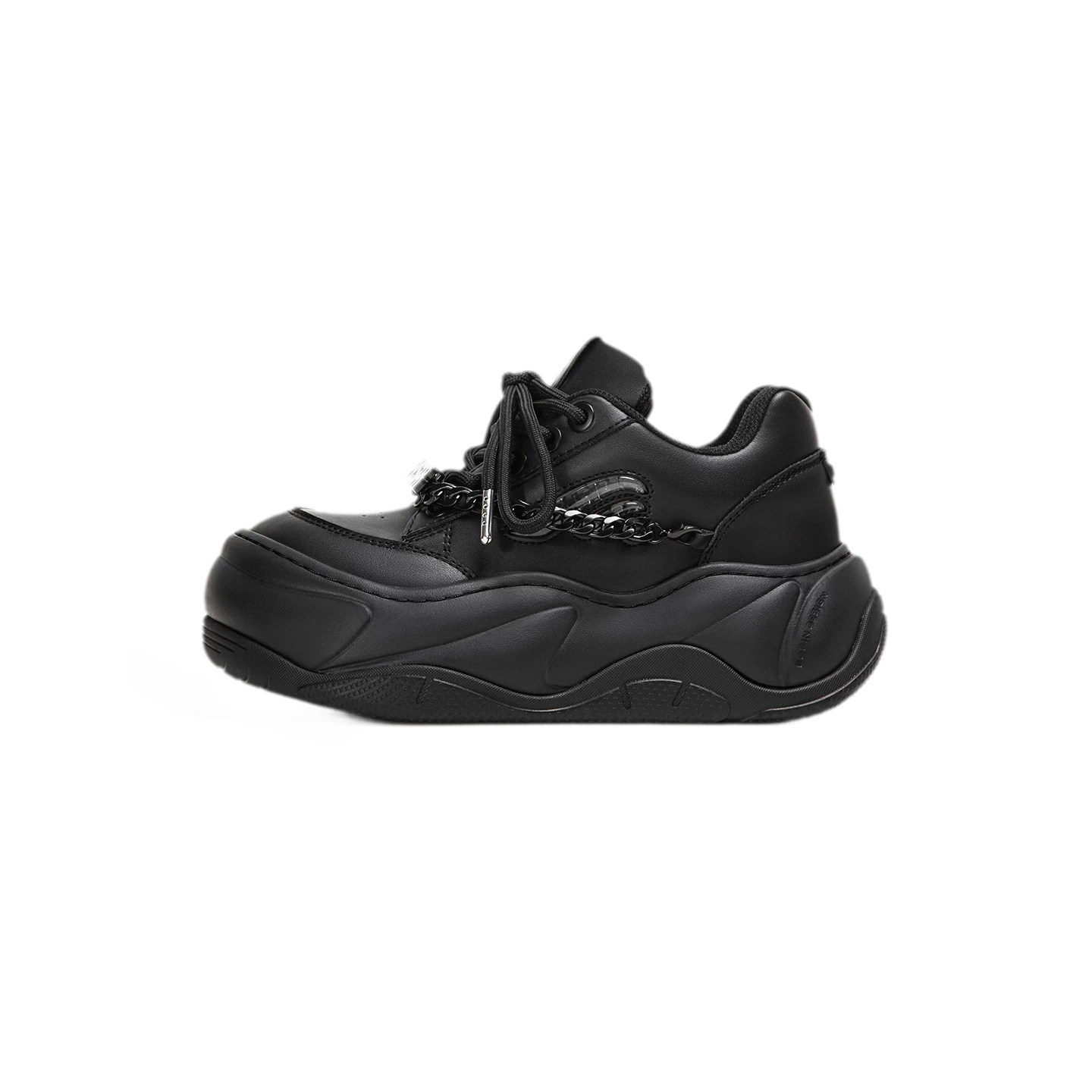 Chain-Detail Height-Boost Boots