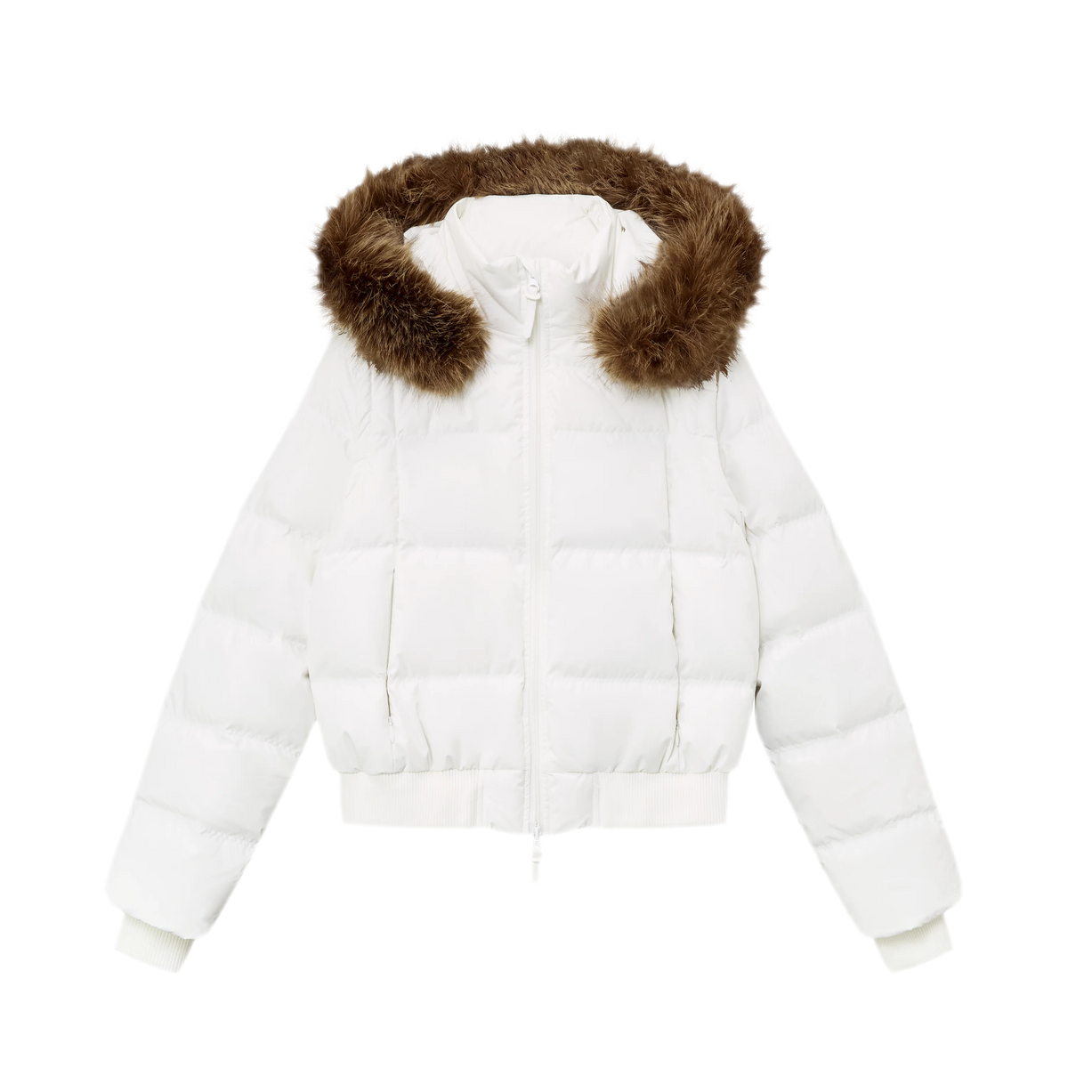 Perlmuttglänzende Steppdaunenjacke