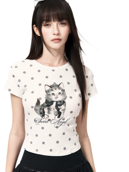 Polka Dot Knit Set