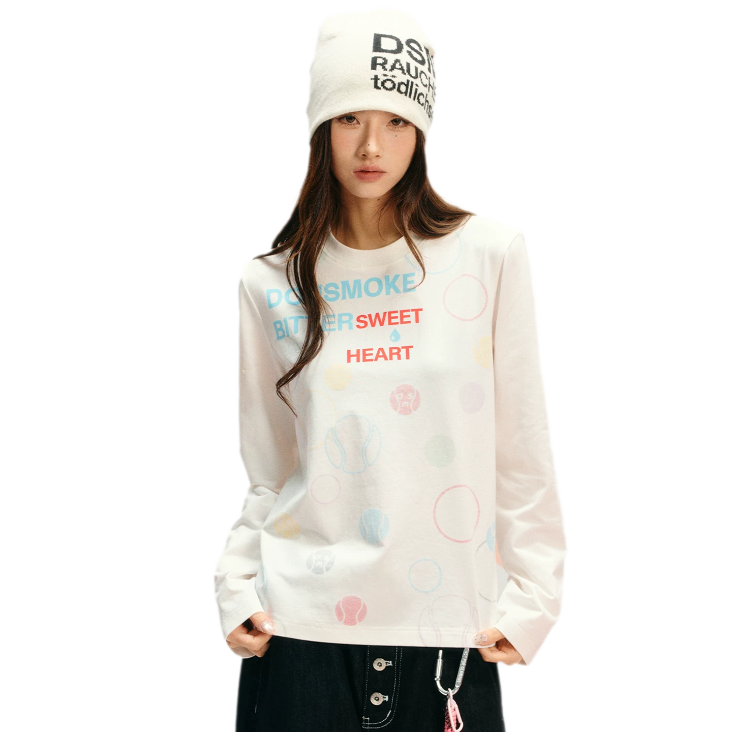 Sorona Polka-Dot Long-Sleeve T-Shirt