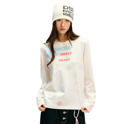 Sorona Polka-Dot Long-Sleeve T-Shirt