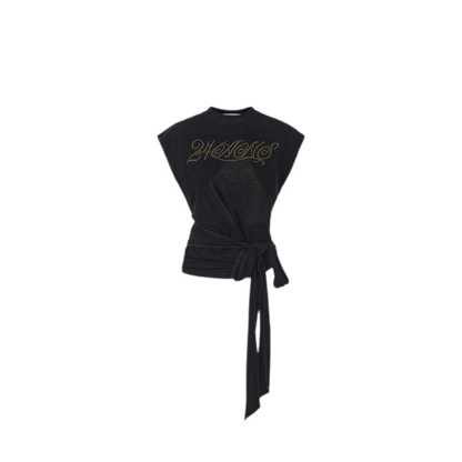 Cutout Rhinestone Tee