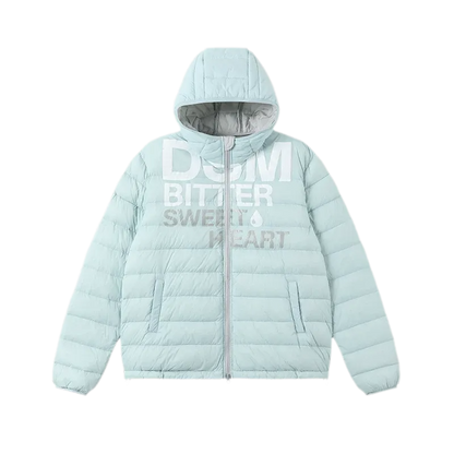 Lightweight Ribbed Quilted Down Jacket