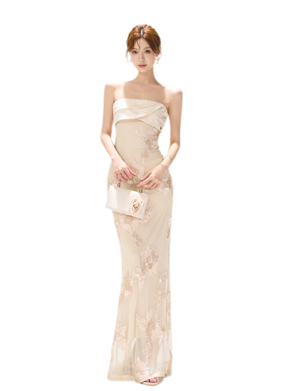 Gilded Night Mermaid Gown