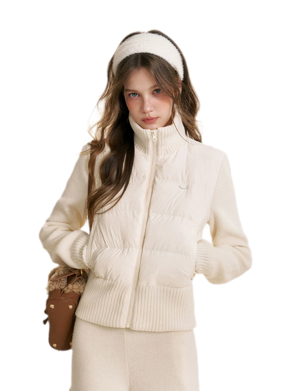 Wool Knit Down Jacket