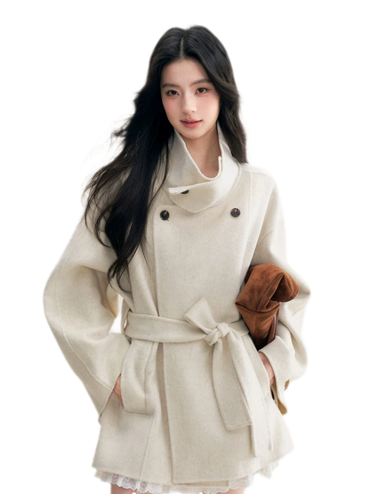 70 Wool Stand Collar Coat