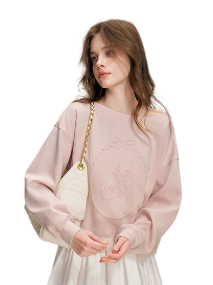 Modal Embossed Sweatshirt