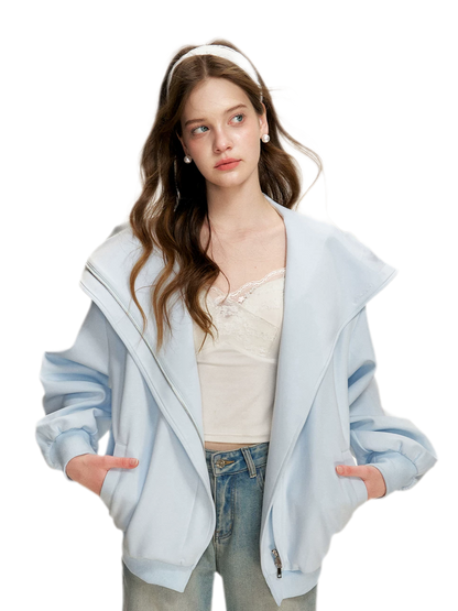 Blokette Hooded Zip Hoodie