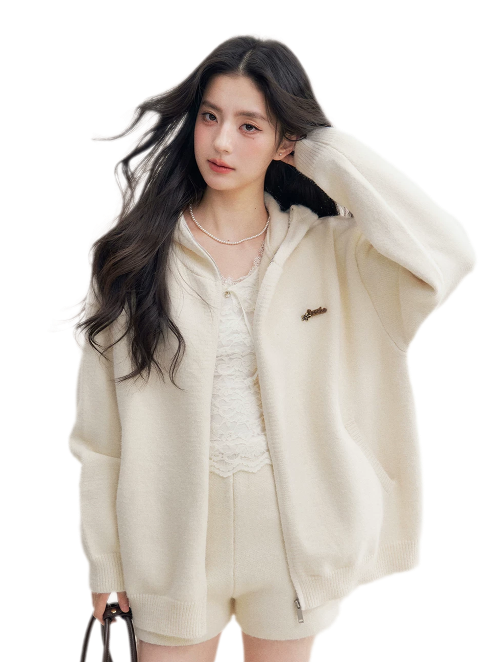 Cozy Knit Hoodie Set