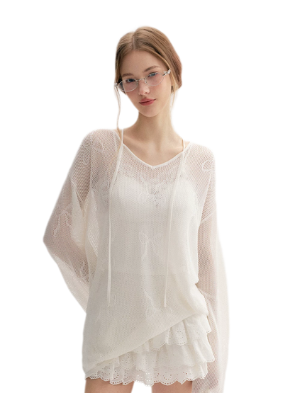 Tencel Jacquard Sun Cardigan