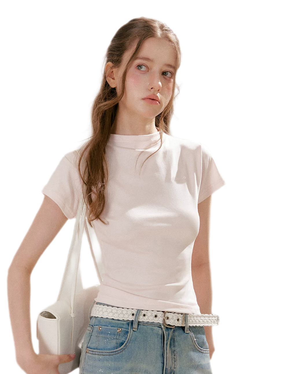 Mock Neck Tee