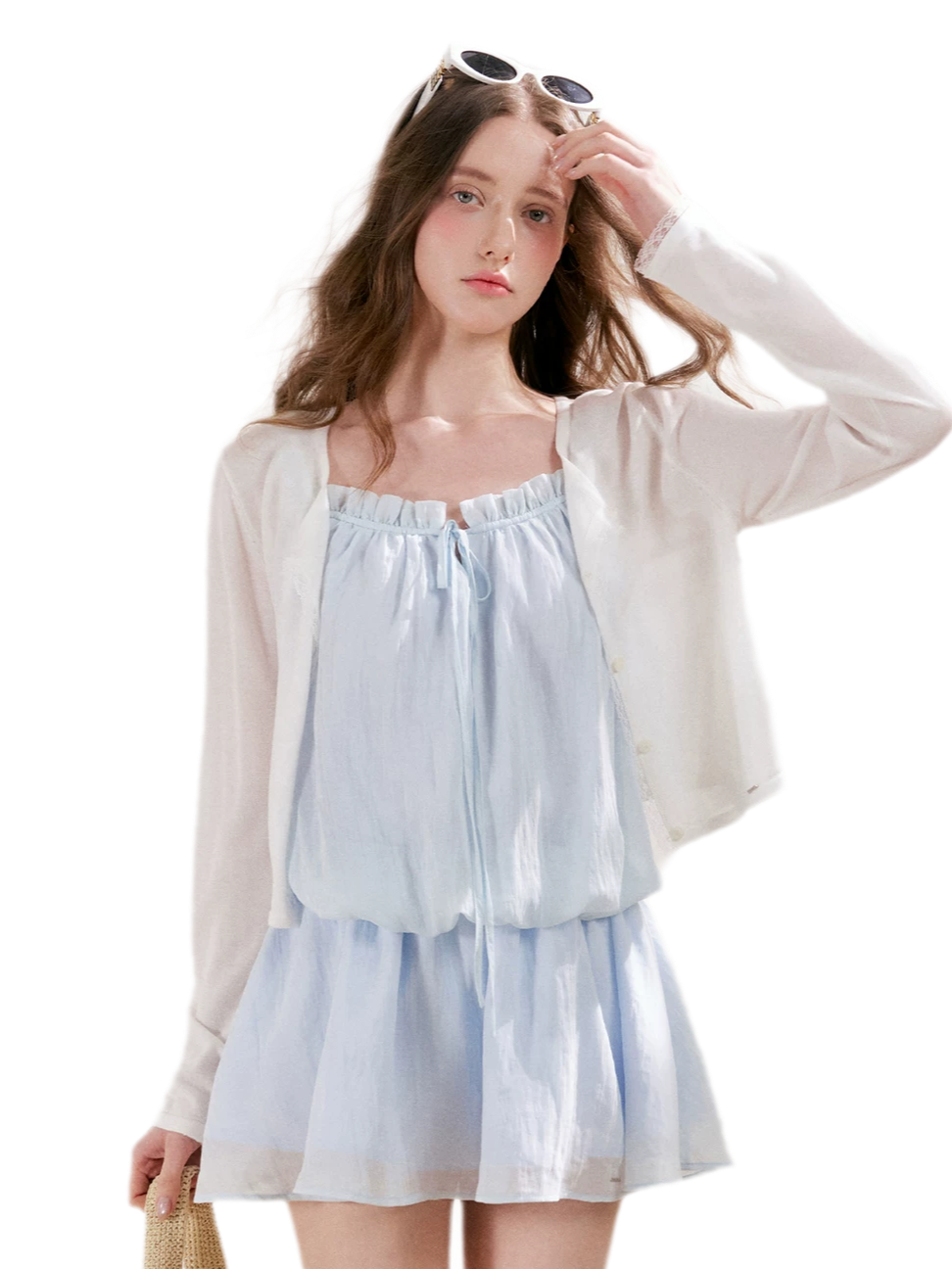 Lace Trim Cardigan