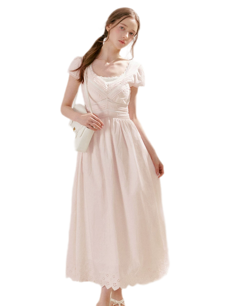 Lace V-Neck Dress