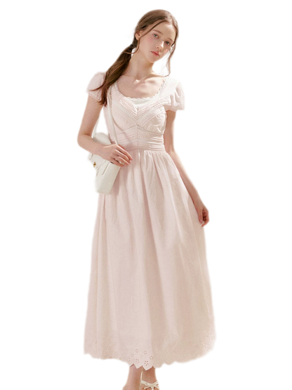 Lace V-Neck Dress