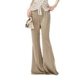 CYNR Satin Drape Flare Pants – view 3
