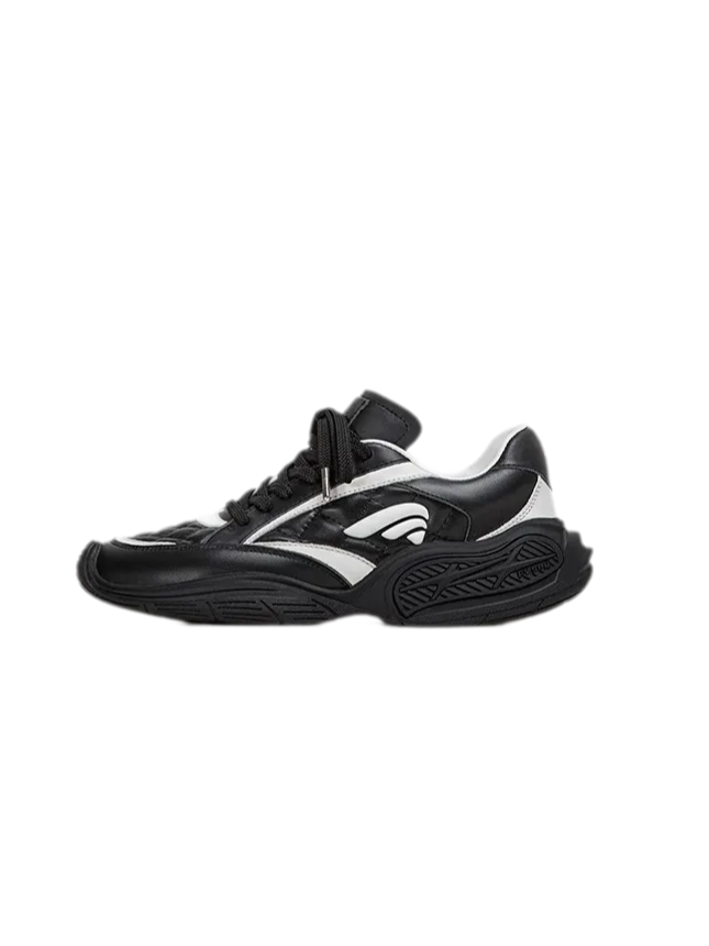 Quilted Height-Increase Sneakers