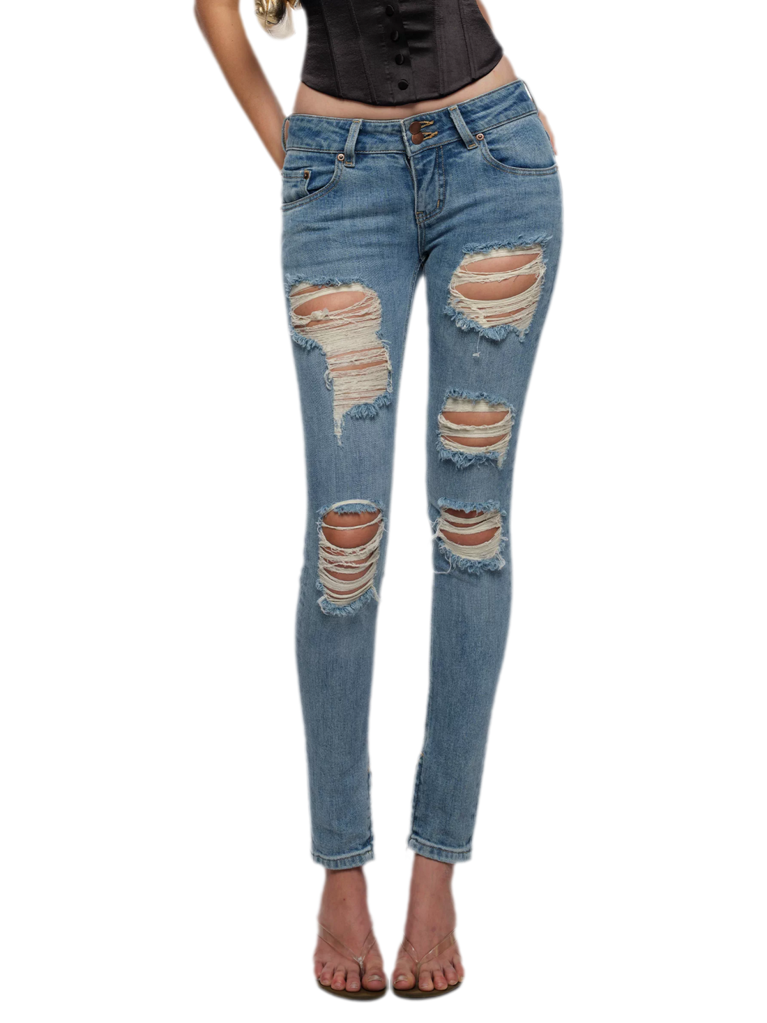 Low Rise Skinny Jeans