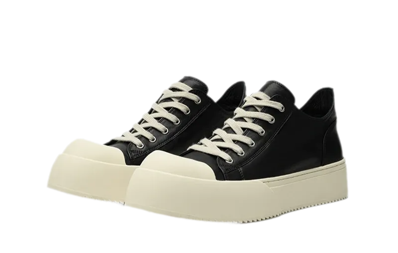Leather Jumbo Platform Sneakers